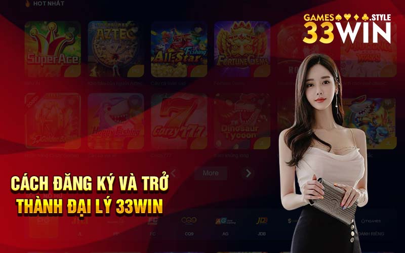 Cách đăng ký và trở thành đại lý 33Win 