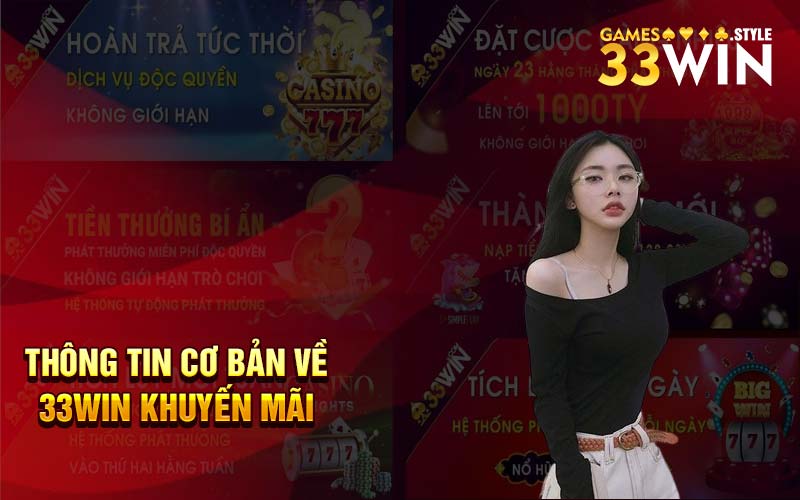 Thông tin cơ bản về 33win khuyến mãi 